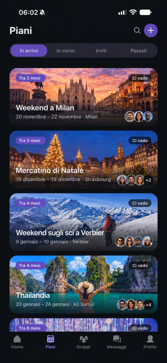 Lancia un P!NG, guarda chi ci sta e trasforma l’idea in un vero momento tra amici.
